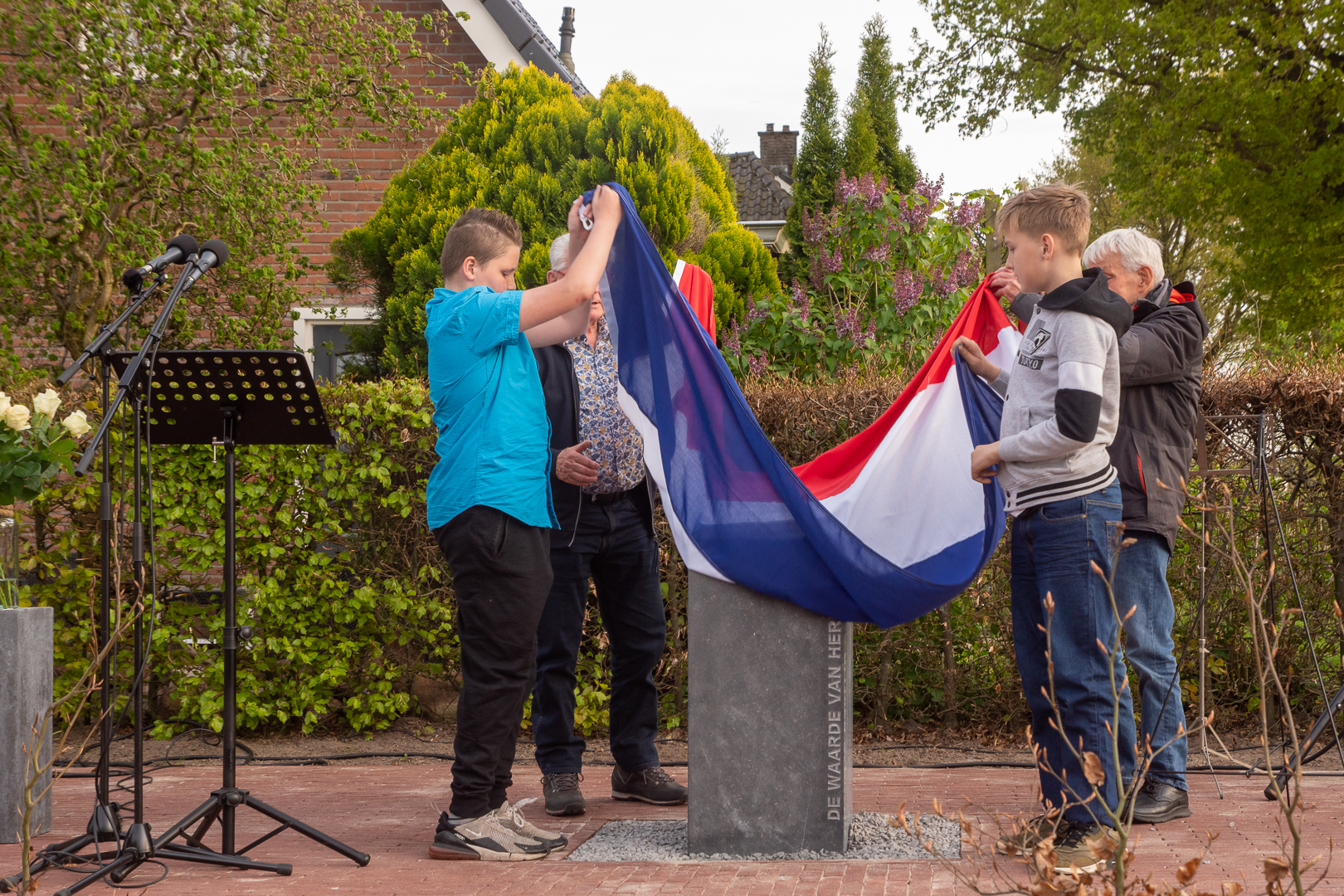Onthulling en Dodenherdenking herdenkingsmonument Dalerpeel