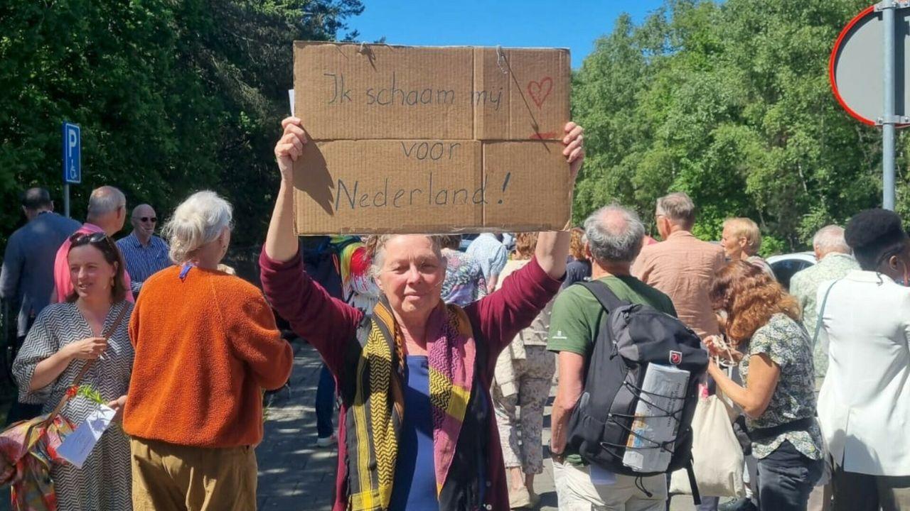 Protest tegen uitzetting Nigeriaans gezin