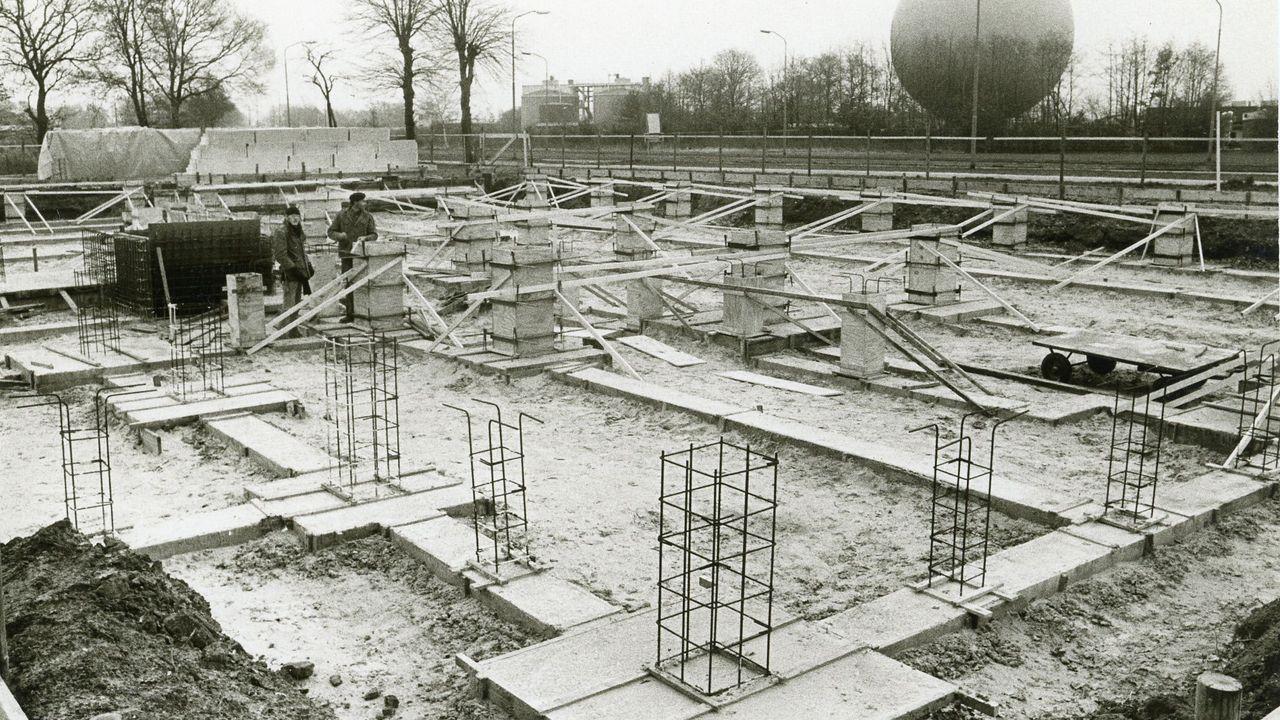 Aanbouw NHL Stenden laboratoriumschool 5/12/1977