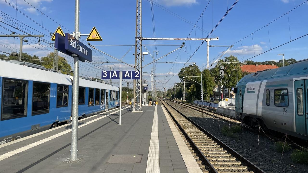 Overstappen trein Bad Berntheim