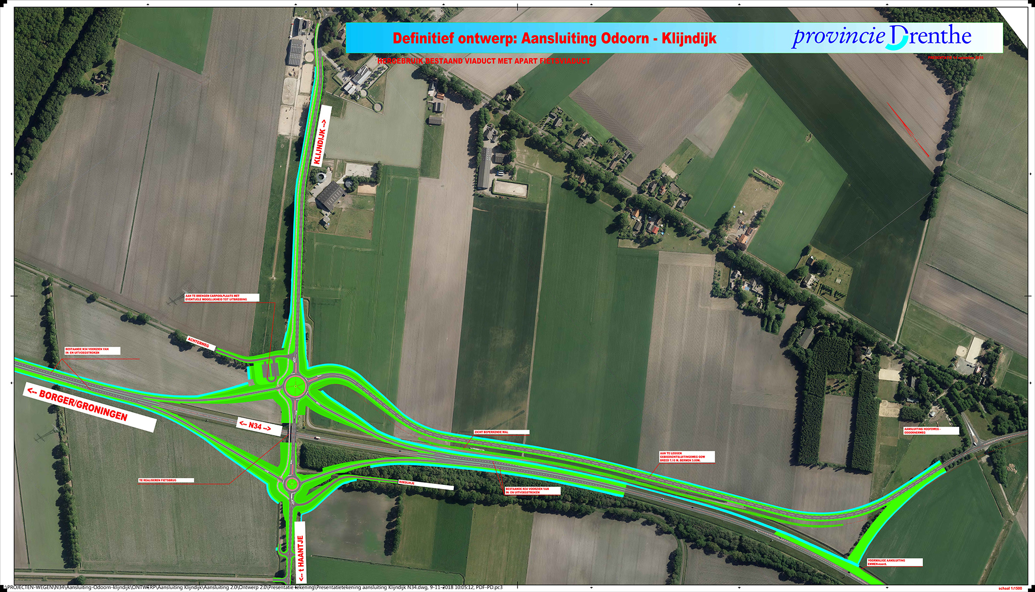 ‘Bouw nieuw knooppunt bij Klijndijk en afslag Emmen-Noord dit najaar’